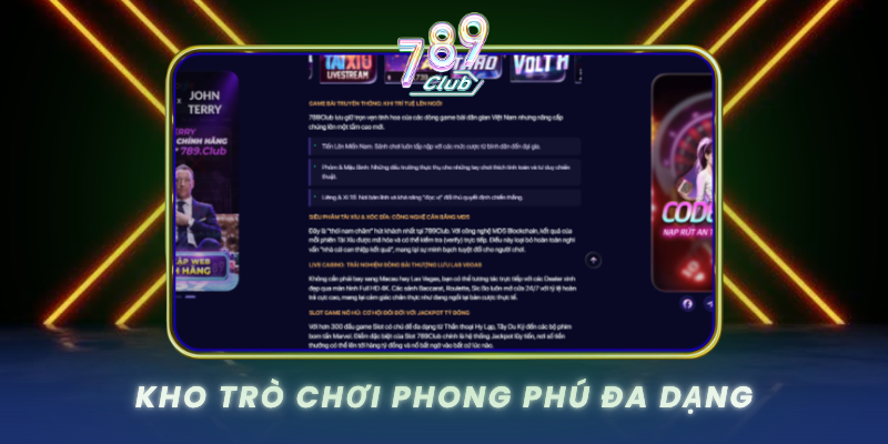 Kho Tro Choi Phong Phu Da Dang